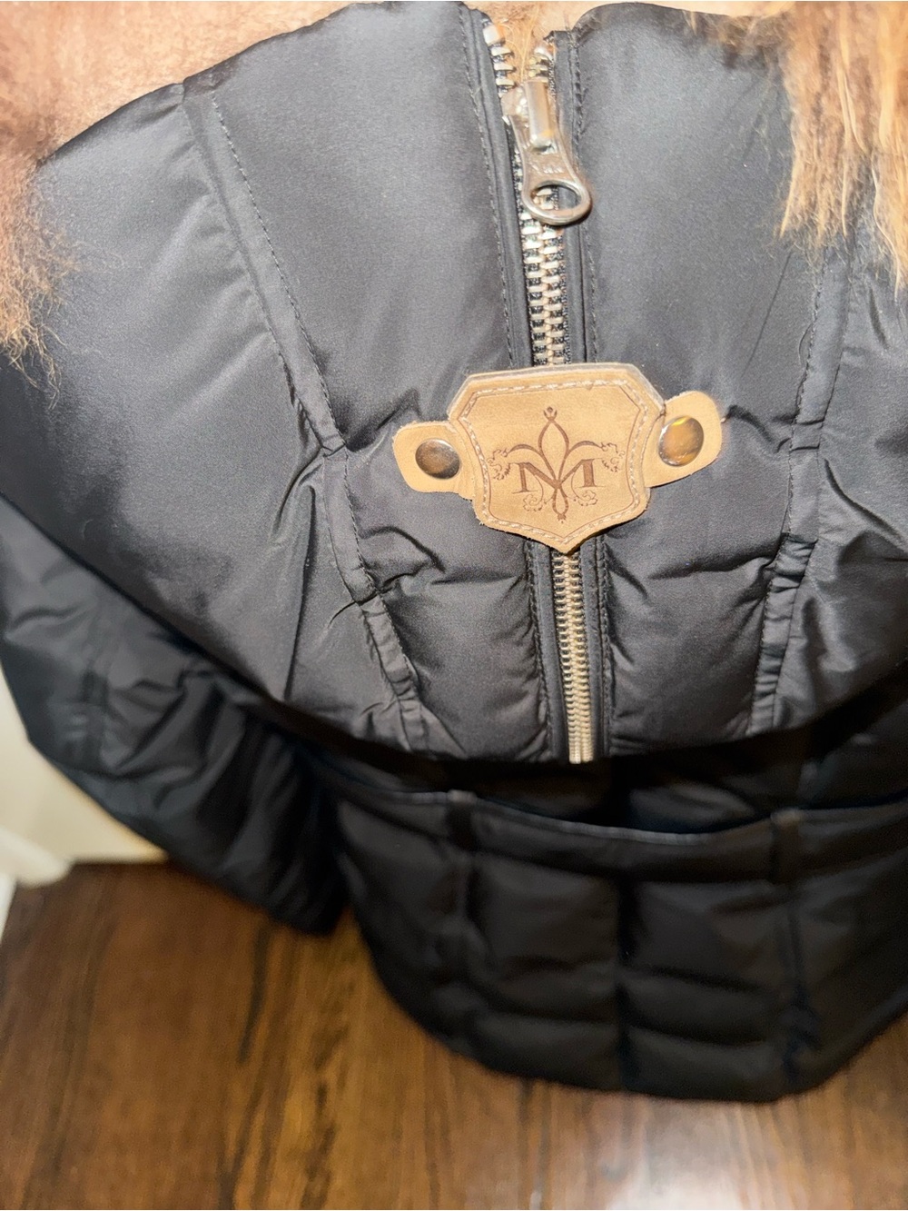 Mackage TRISH Black Down Coat Genuine Fur - Picture 7 of 10